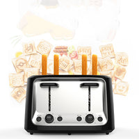 Home Automatic Multifunctional Toaster Four Slot
