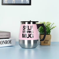 Electric Self Stirring Coffee Mug Cup Stainless Steel Automatic