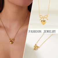 Stainless Steel New Fashion Fine Waterproof Jewelry Love Heart