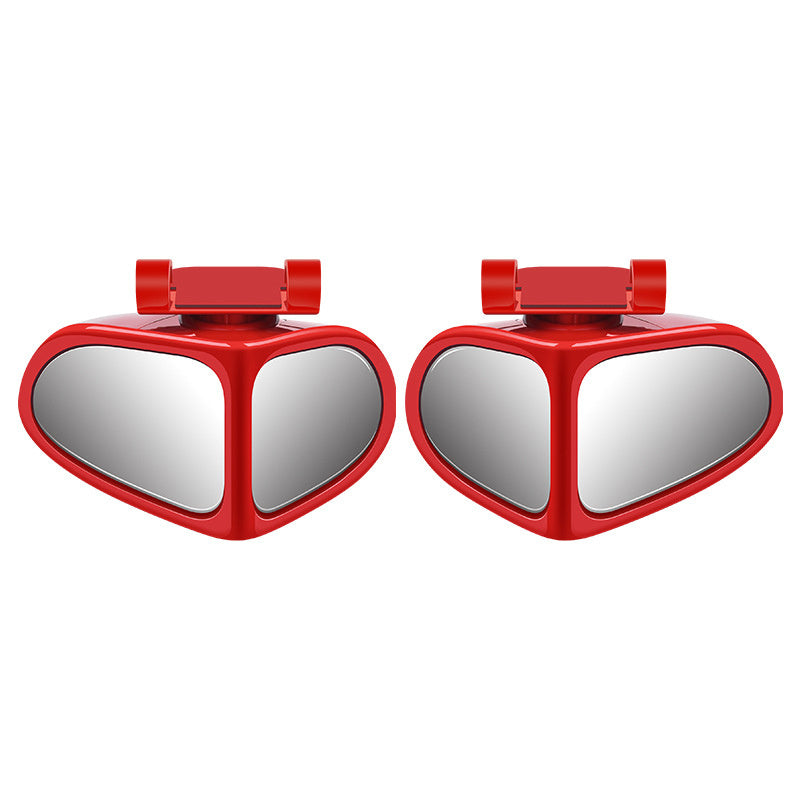 Car Reversing Small Round Mirror Front And Rear Wheel Wide-Angle.