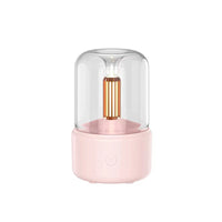 120ml humidifier quietly adds cool mist for up to 12 hours,