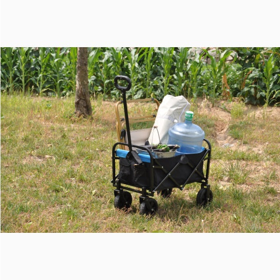Folding Wagon Garden Cart Shopping Wagon Tools Cart