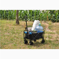 Folding Wagon Garden Cart Shopping Wagon Tools Cart