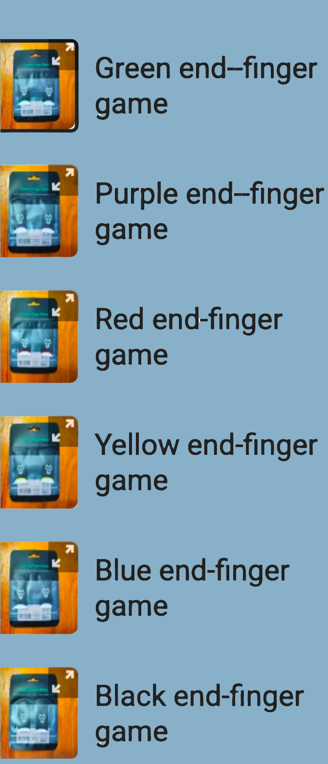 Gaming fingertip gloves