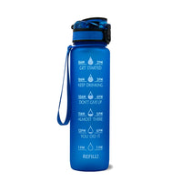 10 00Ml Sports Water Bottle Gradient Plastic Water Cup