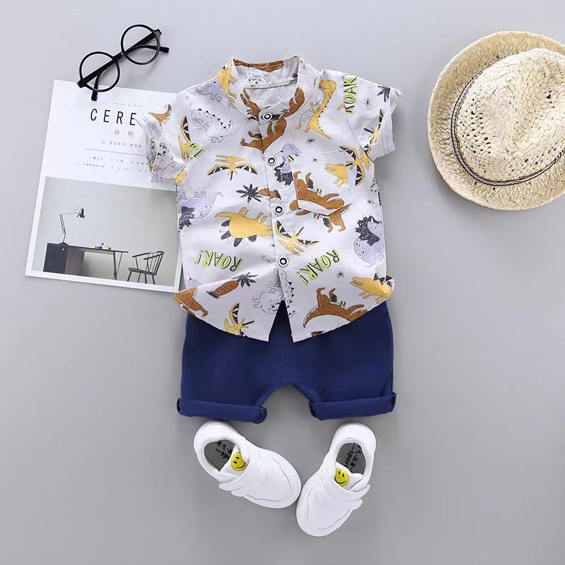 Summer Korean Style 1-4 Years Old Infant Children's Suit