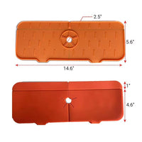 Kitchen Silicone  Faucet Absorbent Sink Mat