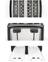 Home Automatic Multifunctional Toaster Four Slot