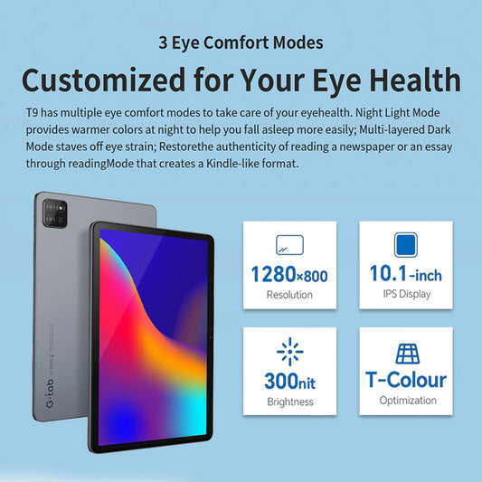 G-tab T9 Rock chip RK3562 Quad Core 3GB 3GB RAM 64GB ROM 10.1 Inch