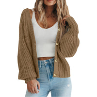 Loose Knitted Coat Women's Clothing
