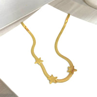 Stainless Steel Necklaces Gothic Blade Snake Chains