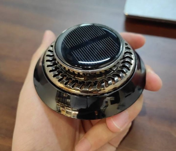 Car Air Freshener, Solar Rotating Car Essential Oil Diffuser.