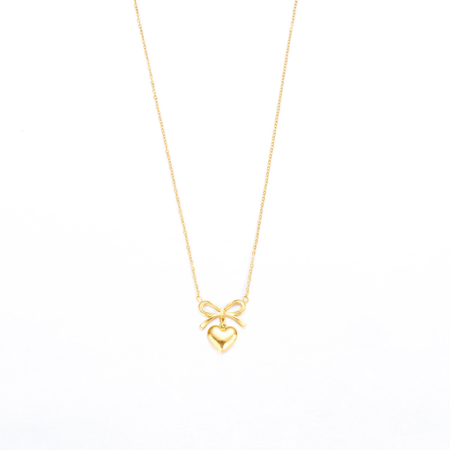 Stainless Steel New Fashion Fine Waterproof Jewelry Love Heart