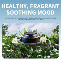Car Air Freshener, Solar Rotating Car Essential Oil Diffuser.