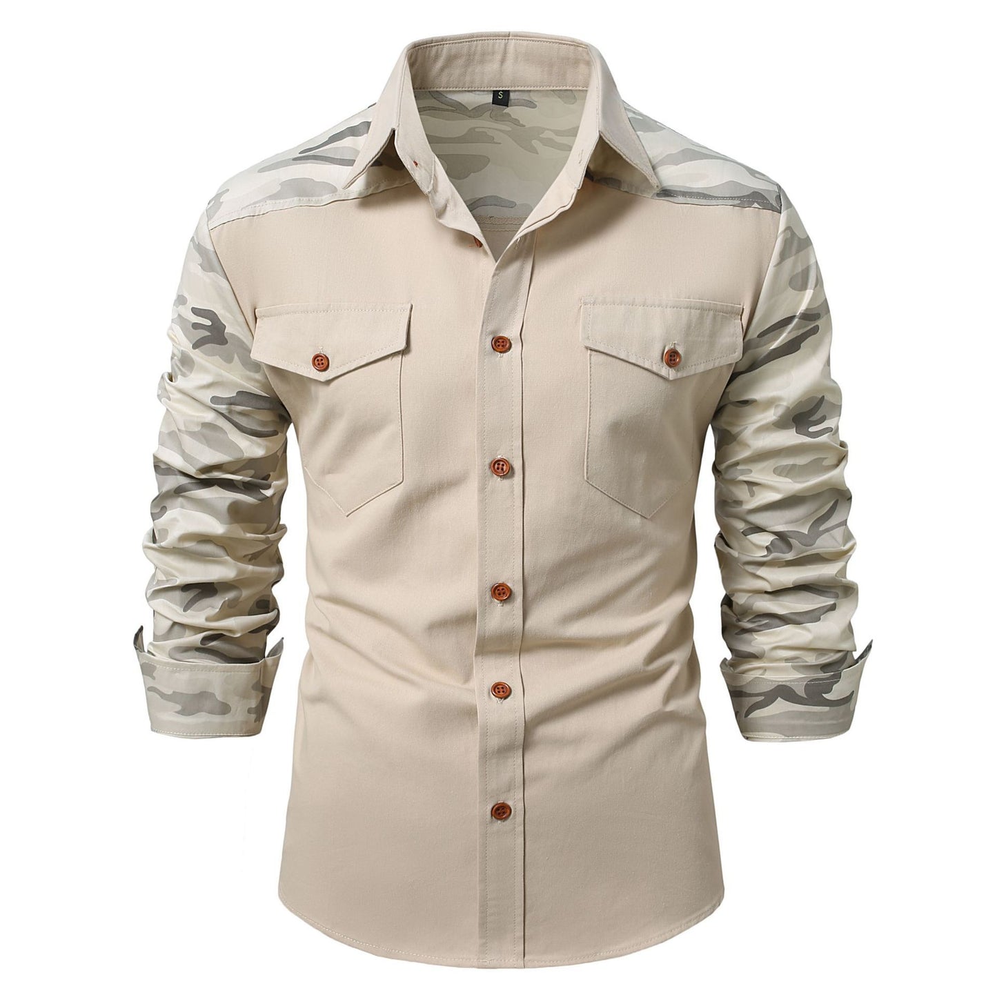 New Men's Army Outdoor Camouflage Long Sleeve Shirt AMI Cart