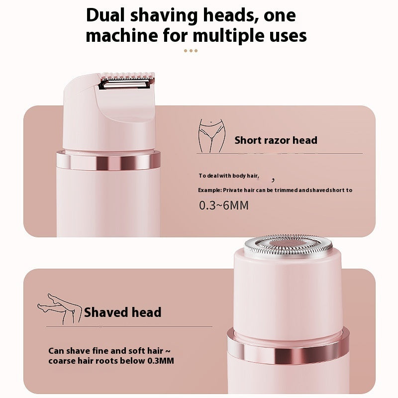 Dual-Head Electric Shaver Painless Women