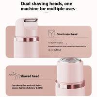 Dual-Head Electric Shaver Painless Women