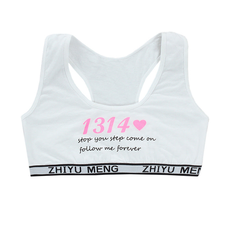 Children's Girl Bra Cotton Vest Underwear 8-16 Years Old 12