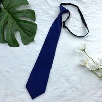 Female Violet Blue Japanese Style Lazy Free Uniform Bow Double Layer Navy Blue Shirt Bow Tie