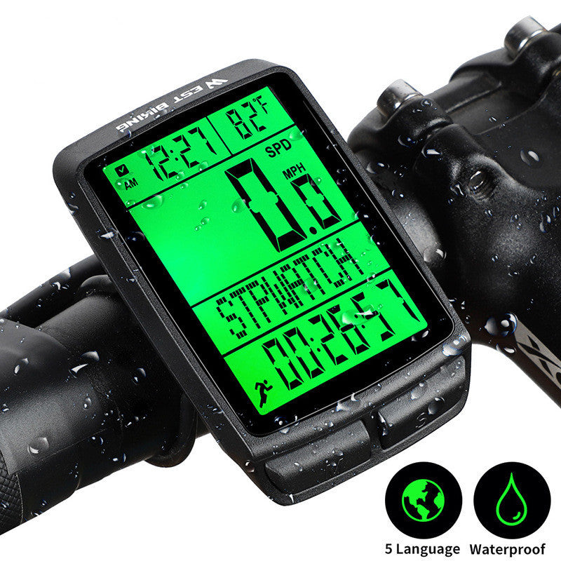 Five Languages Mountain Bike Wireless Code Table