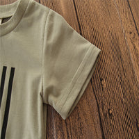 Kids' Suit Summer Men's Clothing Independence Day Flag Camouflage Suit