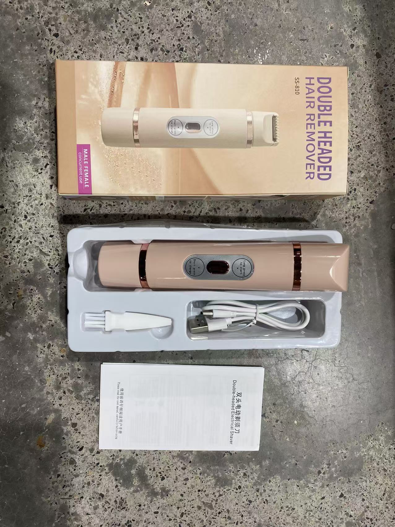 Dual-Head Electric Shaver Painless Women
