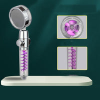 Small Waist Supercharged Shower Head Twin-turbo