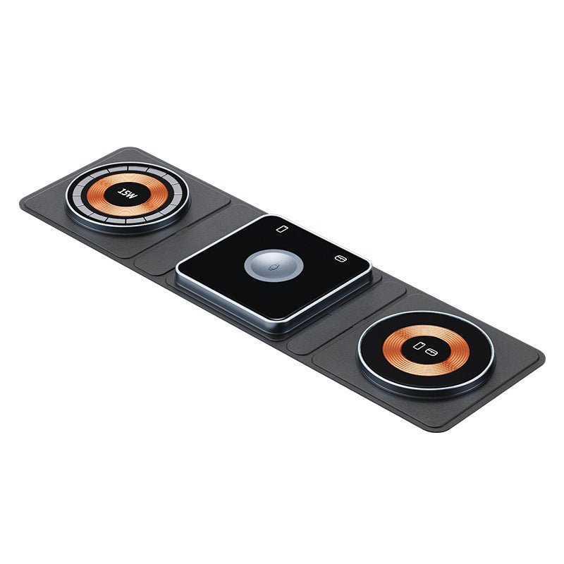 3 IN 1 Magnetic Folding Wireless Charger Station For I Phone