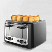 Home Automatic Multifunctional Toaster Four Slot