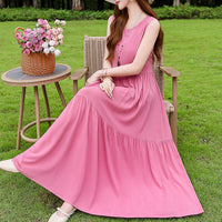 Summer Cotton Silk Dress Outer Wear