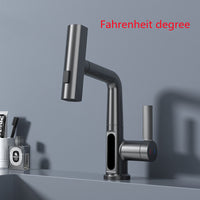 Intelligent Digital Display Faucet Pull-out Basin Faucet
