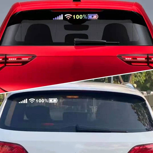 Car Windshield Stickers Signal WiFi Power Vinyl Decal stickers