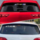 Car Windshield Stickers Signal WiFi Power Vinyl Decal stickers