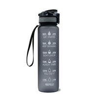 10 00Ml Sports Water Bottle Gradient Plastic Water Cup