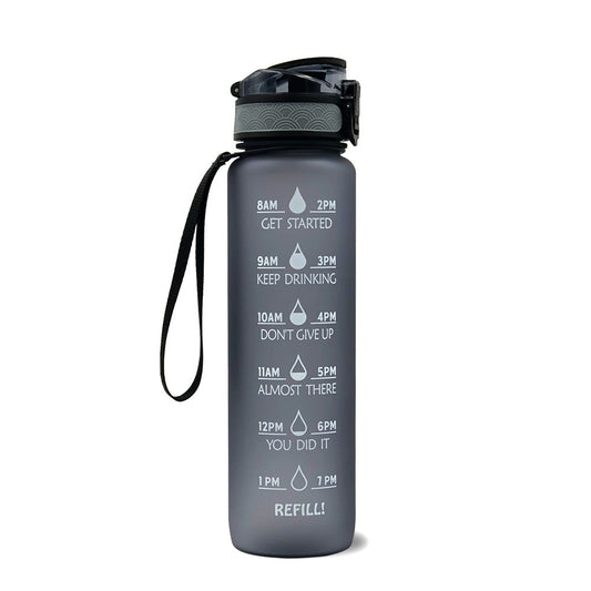 10 00Ml Sports Water Bottle Gradient Plastic Water Cup