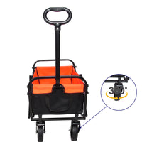 Folding Wagon Garden Cart Shopping Wagon Tools Cart