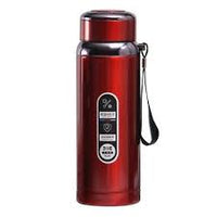 800ML - 1L Stainless Steel Thermos Bottle 304 Tea Bottle Car Vacuum Bottle with LED Temperature Display Portable Drinking Cup