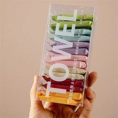 14pcs/box Disposable Washcloth Portable Travel Towel Thickened Compressed Face Cleansing Beauty Square Towel - Chic Cart
