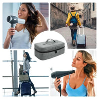 Travel Carrying Case For Hair Dryer Shark Flexstyle Dysons Airwraps Brush Double - Layer Hair Accessories Tools Storage Bag - Chic Cart