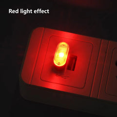 1 - 5Pcs Car Mini USB LED Atmosphere Lights Car Interior Neon Decorative Lamp Emergency Lighting Universal PC Portable Plug Play - Chic Cart