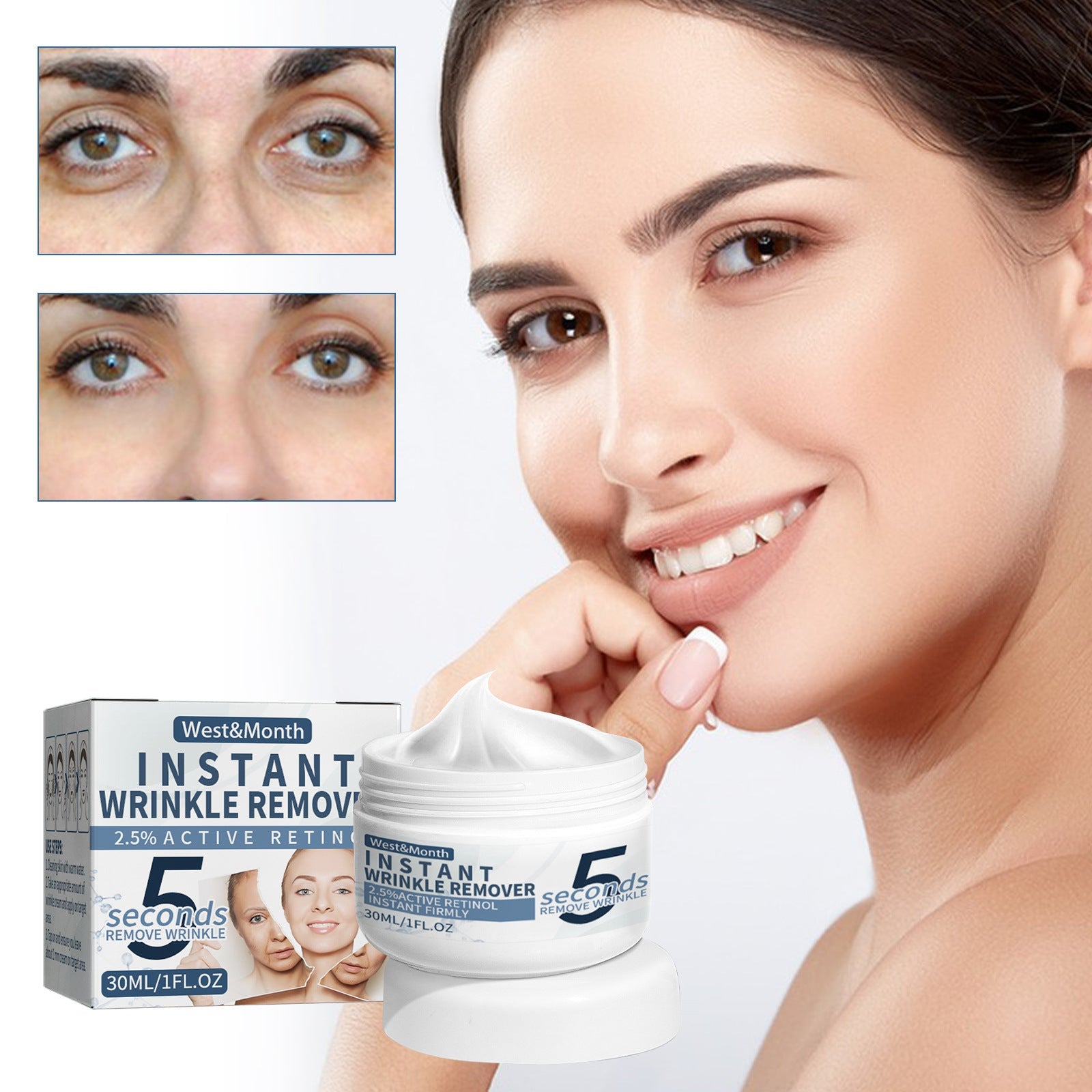 5 Seconds Retinol Wrinkle Lift Cream Fade Eyes - Chic Cart