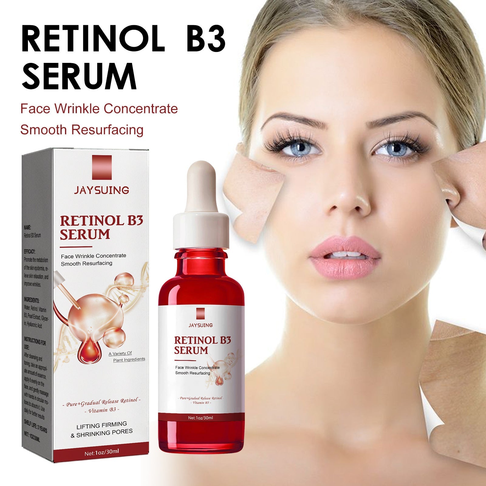 Retinol Facial Fading Wrinkles Hydrating - Chic Cart