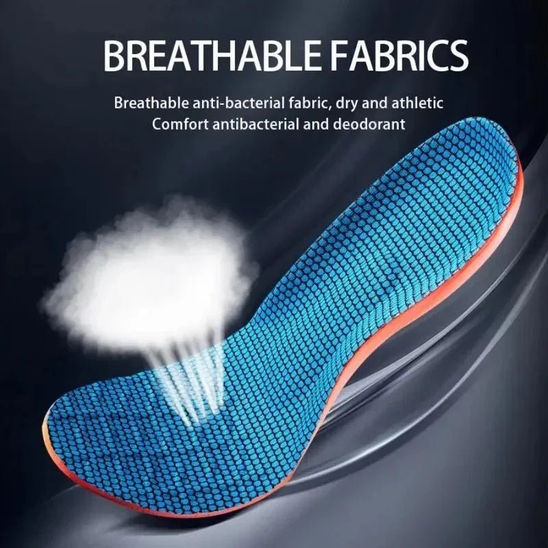 Orthopedic Sports Elasticity Insoles For Shoes Sole Unisex Technology Shock Absorption Breathable Running Insoles - Chic Cart