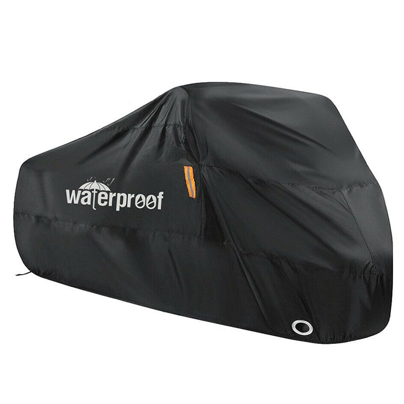 Heavy Duty Waterproof Outdoor Bicycle Cover with Anti - Theft Lock Holes - Chic Cart