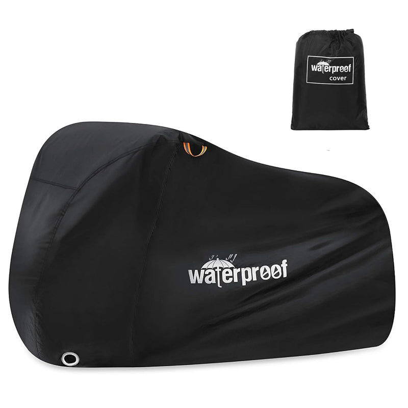 Heavy Duty Waterproof Outdoor Bicycle Cover with Anti - Theft Lock Holes - Chic Cart