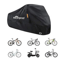 Heavy Duty Waterproof Outdoor Bicycle Cover with Anti - Theft Lock Holes - Chic Cart
