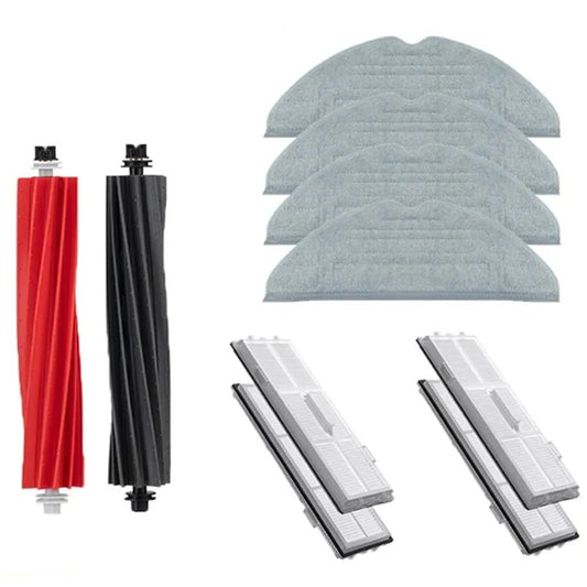 For Roborock S8 S8 Pro Ultra S8+ Robot Vacuum Spare Parts Main Side Brushes Mop Cloths HEPA Filters Dust Bags Accessories - Chic Cart