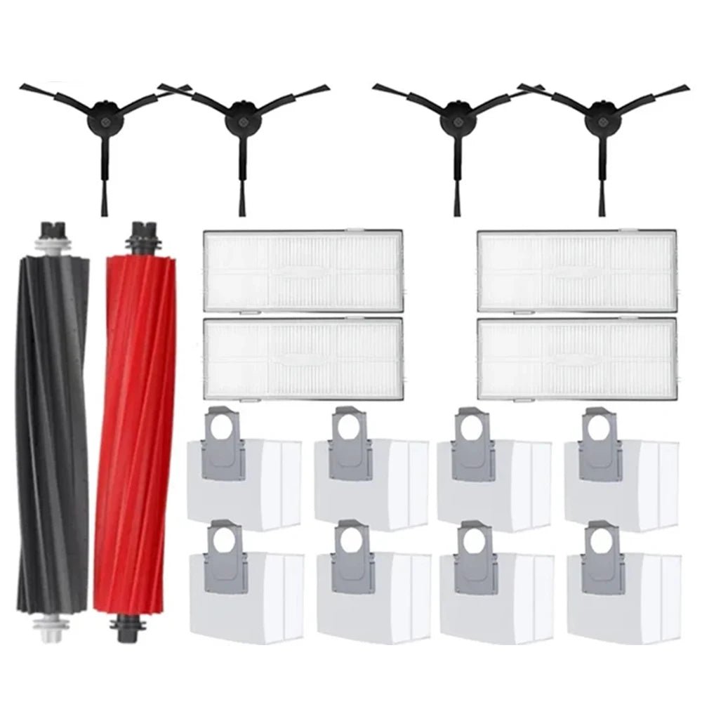 For Roborock S8 S8 Pro Ultra S8+ Robot Vacuum Spare Parts Main Side Brushes Mop Cloths HEPA Filters Dust Bags Accessories - Chic Cart