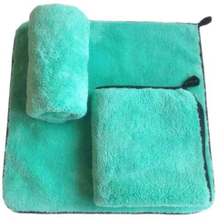 1400GSM Coral Fleece Deluxe Car Wash Microfiber Towel Plush Cleaning Drying Cloth Car Care Cloth Detailing Polishing - Chic Cart