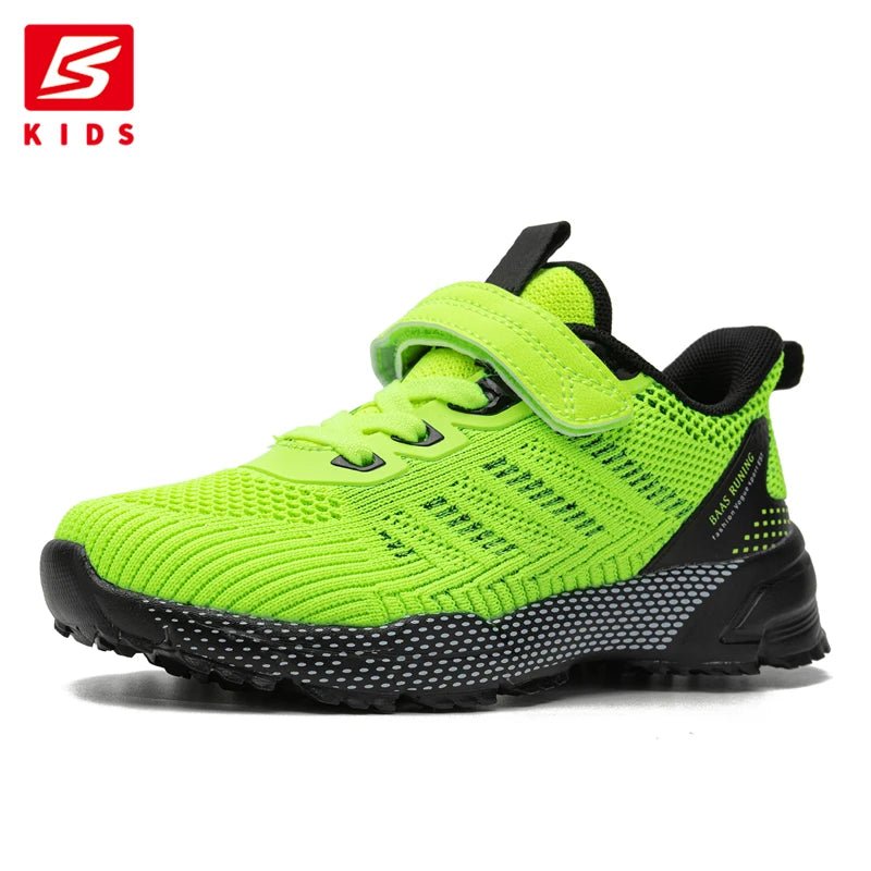 Baasploa Children Running Shoes Fashion Lightweight Boys Sport Sneakers Breathable Mesh Tenis School Shoes for Boys Kids Sneaker - Chic Cart